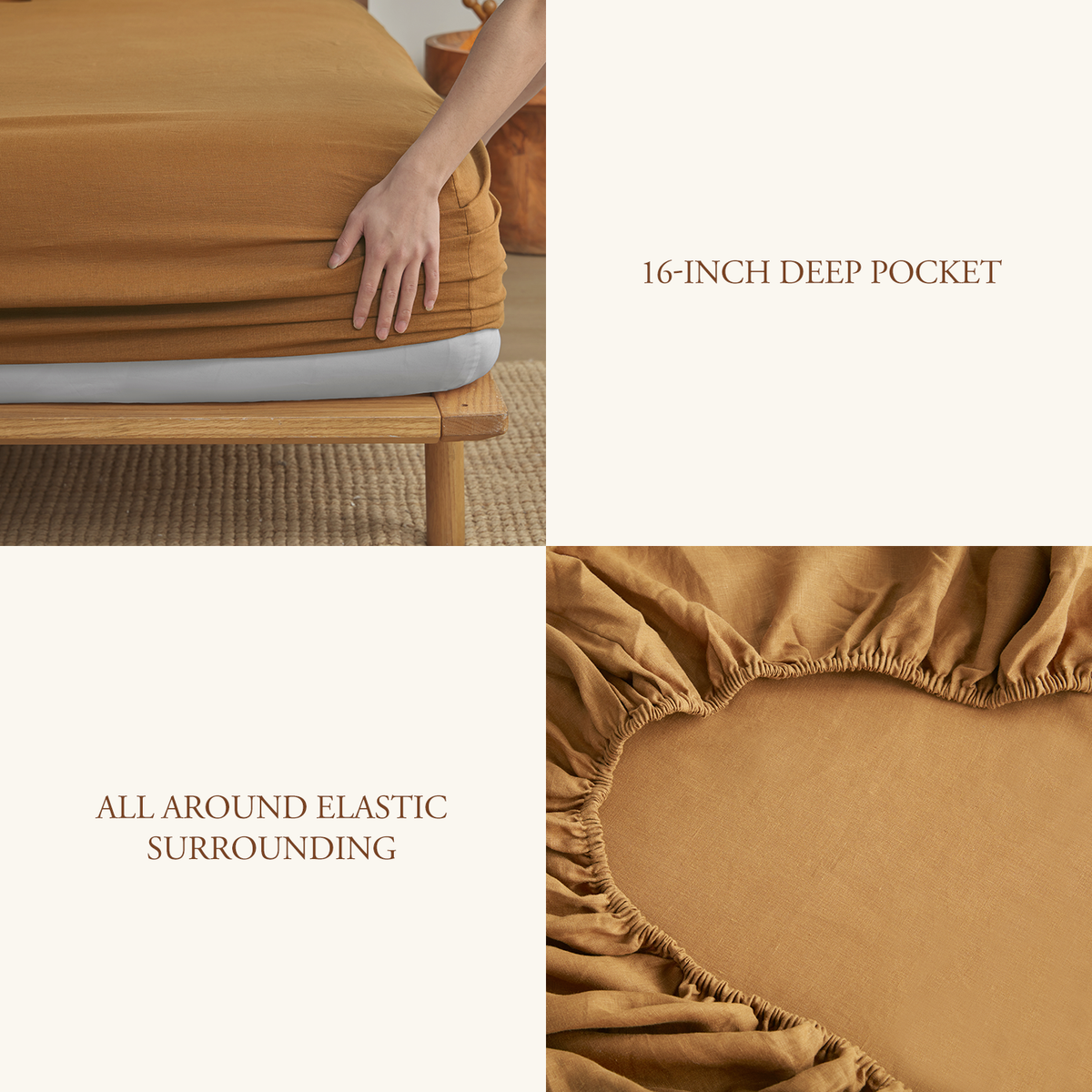 100% Linen Sheet Set