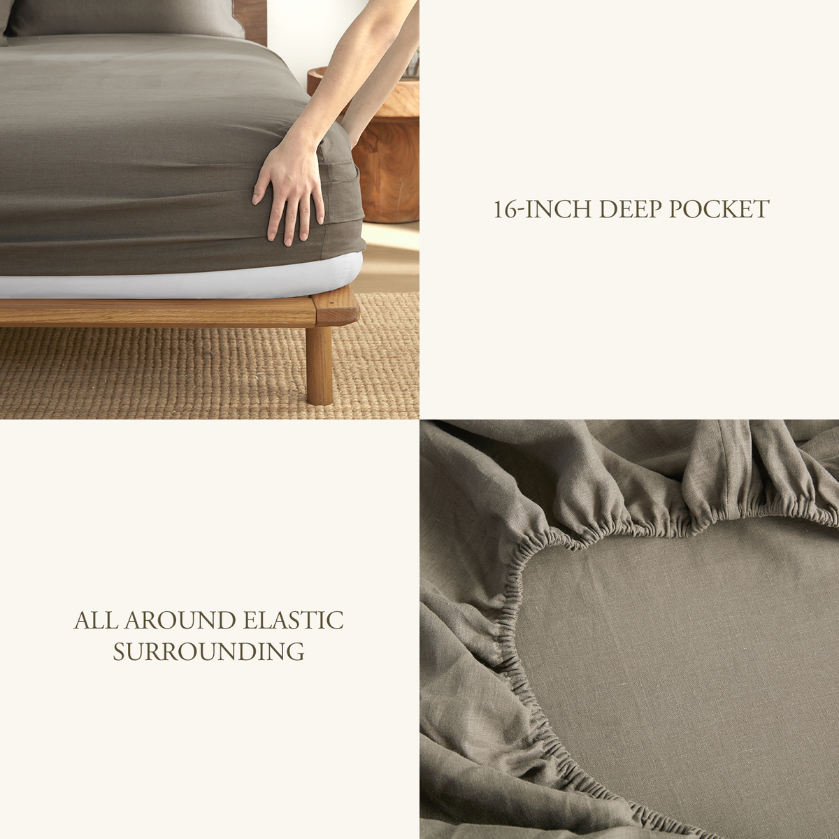 100% Linen Sheet Set