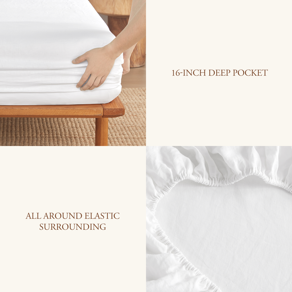 100% Linen Sheet Set