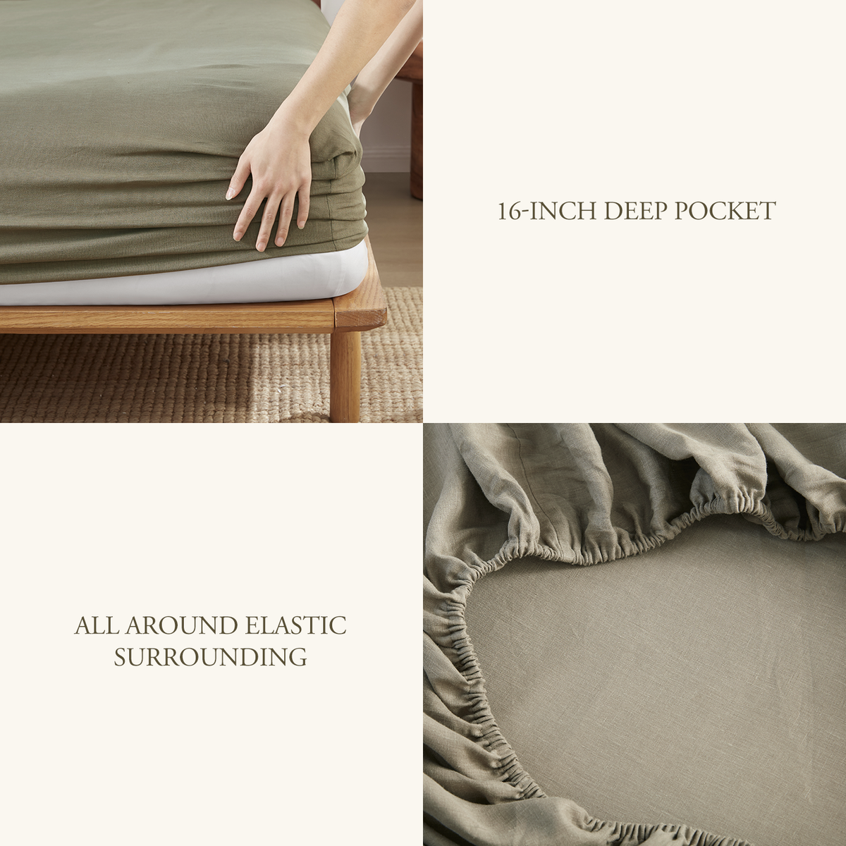 100% Linen Sheet Set