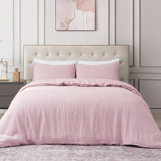 100% Yarn-dyed Linen Duvet Cover Set