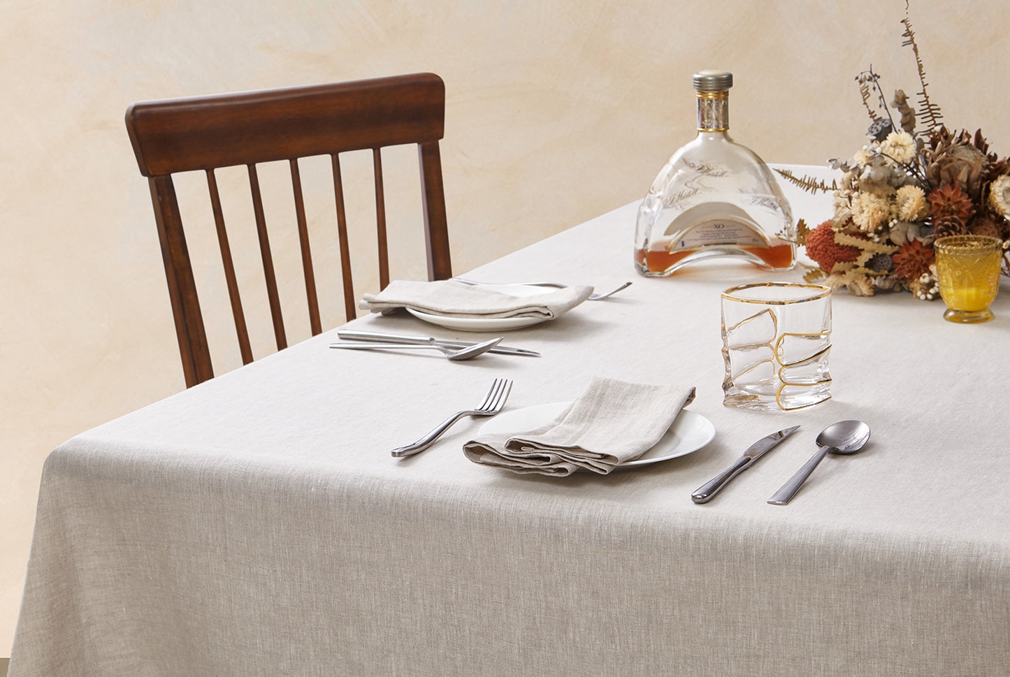 100% Linen Tablecloth